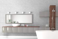 Товар: Керамическая плитка El Molino Clario Blanco настенная 25х75 см - фото 2 Керамическая плитка El Molino Clario Blanco настенная 25х75 см — фото 2, Керамическая плитка