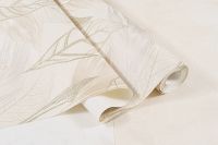 Обои Артекс Хлоя 10708-02 Винил на флизелине (1,06*10,05) Бежевый, Листья — фото 2, Обои для стен