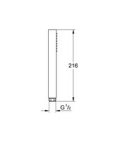 Товар: Ручной душ Grohe Euphoria Cube Stick 27699000 Хром - фото 4 Ручной душ Grohe Euphoria Cube Stick 27699000 Хром — фото 4, Лейки для душа