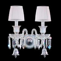Товар: Настенный светильник Crystal Lux Princess AP2 Хром Белый - фото 2 Настенный светильник Crystal Lux Princess AP2 Хром Белый — фото 2, Светильники