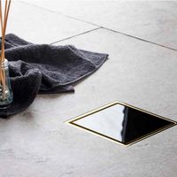 Душевой трап Pestan Confluo Standard 13000152 с решеткой Черный Золото глянец — фото 6, Трапы для душа