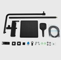 Товар: Душевая система Gappo G2417-6 Черный матовый - фото 10 Душевая система Gappo G2417-6 Черный матовый — фото 10, Душевые стойки