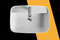 Товар: Раковина Kerasan Tribeca 60 514001*1 Белая - фото 3 Раковина Kerasan Tribeca 60 514001*1 Белая — фото 3, Раковины