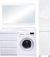 Товар: Тумба под раковину Style Line Даллас 120 Люкс Plus 3 ящика Белая арт-СС-00002272 - фото 3 Тумба под раковину Style Line Даллас 120 Люкс Plus 3 ящика Белая арт-СС-00002272 — фото 3, Тумбы под раковину