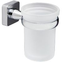 Стакан для зубных щеток WasserKRAFT Lippe K-6528 Хром — фото 1, Мыльницы