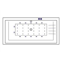 Товар: Акриловая ванна Excellent Crown Grand 190x90 WAEX.CRG19.NANO.CR с гидромассажем - фото 8 Акриловая ванна Excellent Crown Grand 190x90 WAEX.CRG19.NANO.CR с гидромассажем — фото 8, Ванны