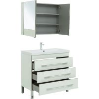 Комплект мебели для ванной Aquanet Верона 90 287660 Белый — фото 6, Комплекты мебели для ванной