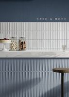 Керамическая плитка AVA Up Lingotto Blue Matte 192087 настенная 5х25 см — фото 2, Керамическая плитка