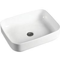 Раковина-чаша Esbano Astanes 50 ESRNASTAW Белая — фото 1, Раковины накладные