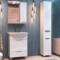 Зеркало со шкафом Vigo Callao 60 R z.CAL.60.R.El с подсветкой Белое — фото 4, Зеркальные шкафы в ванную