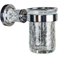 Стакан для зубных щеток Boheme Murano Cristal 10904-CRST-CH Хром — фото 1, Мыльницы
