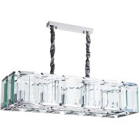 Люстра Divinare Ostin 1100/02 SP-12 Прозрачная Хром — фото 1, Люстры