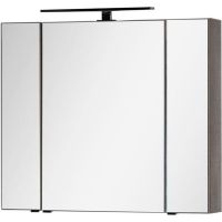 Зеркальный шкаф Aquanet Эвора 100 182998 Дуб антик — фото 1, Зеркальные шкафы в ванную