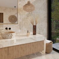 Товар: Керамогранит Arcadia Ceramica Emperador beige FP1034-A 60х120 см - фото 6 Керамогранит Arcadia Ceramica Emperador beige FP1034-A 60х120 см — фото 6, Керамогранит