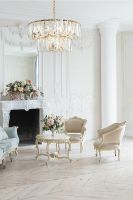 Подвесной светильник Maytoni Modern Puntes MOD043PL-12G Прозрачный Золото — фото 3, Подвесные светильники