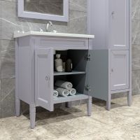 Товар: Тумба под раковину Caprigo Albion Concept 70 34011-SF028 Серая матовая - фото 3 Тумба под раковину Caprigo Albion Concept 70 34011-SF028 Серая матовая — фото 3, Мебель для ванной