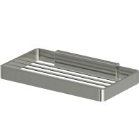 Мыльница Whitecross Cubo nickel brushed CU2424NIB Брашированный никель — фото 1, Мыльницы