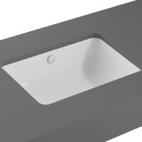 Раковина Vitra S20 55 7475B003-0618 Белая — фото 1, Раковины встраиваемые снизу