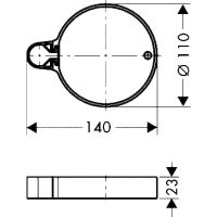 Мыльница Orange SOAP DISH-B Черная — фото 3, Мыльницы