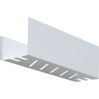 Металлическая полка Aquanet Магнум 40 302230 Белая матовая — фото 3, Полки для ванной и душа