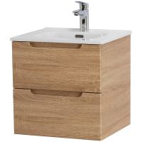 Тумба под раковину BelBagno Etna 50 подвесная Rovere Bianco арт-ETNA-500-2C-SO-WO — фото 2, Тумбы под раковину