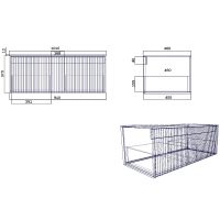 Тумба c раковиной SanVit Рольф 1 100 krolf1100 подвесная Белая — фото 14, Мебель для ванной
