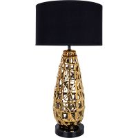 Настольная лампа Artelamp Taiyi Черная Золото арт-A4002LT-1GO — фото 1, Настольные лампы