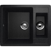 Кухонная мойка Ulgran Classic U-106-308 Черная — фото 1, Кухонные мойки