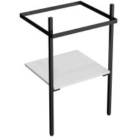 Товар: Консоль под раковину Kerama Marazzi Pro 50 PRO.50.01\BLK.M Черная матовая - фото 4 Консоль под раковину Kerama Marazzi Pro 50 PRO.50.01\BLK.M Черная матовая — фото 4, Мебель для ванной