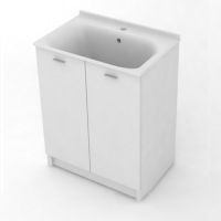 Товар: Хозяйственная раковина Kerasan Aquadom 60 29201 Белая с 1 отверстием под смеситель - фото 5 Хозяйственная раковина Kerasan Aquadom 60 29201 Белая с 1 отверстием под смеситель — фото 5, Раковины