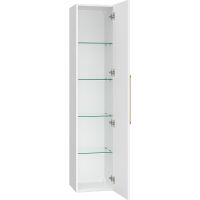 Шкаф пенал Brevita Alicante 35 ALI-05035-01 подвесной Белый матовый — фото 8, Мебель для ванной