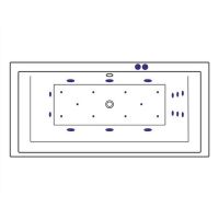 Акриловая ванна Excellent Crown Grand 190x90 WAEX.CRG19.ULTRA.CR с гидромассажем — фото 9, Ванны