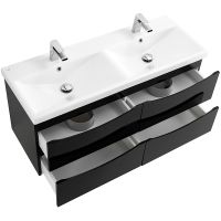 Тумба под раковину BelBagno Marino-Cer 120 подвесная Nero Lucido арт-MARINO-CER-1200-4C-SO-2-NL-P — фото 6, Тумбы под раковину