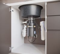 Кухонная мойка Domaci Бьелла DMC-08S арт-GWS-08S-308 черная — фото 8, Кухонные мойки