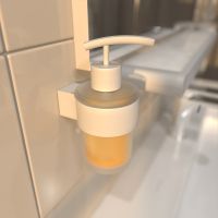 Дозатор для жидкого мыла Altasan Лотос ЛТ80БМ Белый матовый — фото 2, Дозаторы