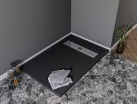 Душевой поддон из искусственного камня Aquanet Delight 140x90 258899 Черный — фото 6, Душевые поддоны из искусственного камня