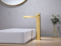 Смеситель для раковины Abber Daheim AF8211G Золото матовое — фото 2, Смесители