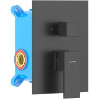 Смеситель для душа Aquatek Либра Черный матовый арт-AQ1646MB — фото 1, Смеситель для душа