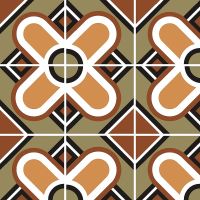 Керамогранит Equipe Bauhome Blume Warm 27697 20x20 см — фото 2, Керамогранит