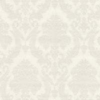 Обои Zambaiti Parati Trussardi VI 46013 Винил на флизелине (1,06*10,05) Белый/Бежевый, Дамаск — фото 1, Обои для стен