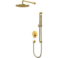 Душевая система Whitecross Y gold YSET05GL Золото — фото 1, Душевое оборудование. Душевая программа