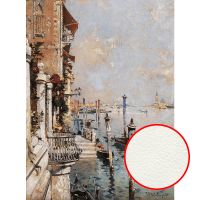 Фреска Ortograf Венеция 33099 Фактура флок FLK Флизелин (2*2,7) Голубой/Бежевый, Город/Пейзаж/Живопись — фото 1, Фрески