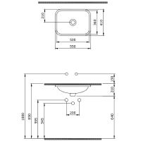 Товар: Раковина Berges Ego 55 181006 Белая глянцевая - фото 5 Раковина Berges Ego 55 181006 Белая глянцевая — фото 5, Раковины