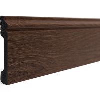 Плинтус Decor-Dizayn 005-81SH 2400x13x79 мм — фото 1, Плинтуса напольные