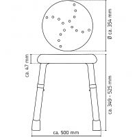 Табурет в ванную Ridder Go А170101 Белый — фото 3, Сиденья