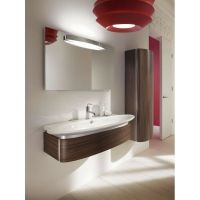 Шкаф пенал Jacob Delafon Presquile 50 R EB1115D-V13 подвесной Палисандр Шпон — фото 2, Пеналы для ванной комнаты