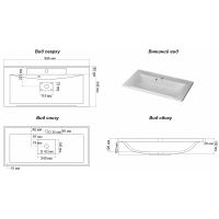 Товар: Тумба с раковиной Brevita Balaton 100 УТ000014503 подвесная Белая матовая - фото 7 Тумба с раковиной Brevita Balaton 100 УТ000014503 подвесная Белая матовая — фото 7, Мебель для ванной