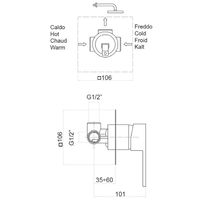 Товар: Смеситель для душа Webert Pegaso PE880101010 Золото - фото 2 Смеситель для душа Webert Pegaso PE880101010 Золото — фото 2, Смесители