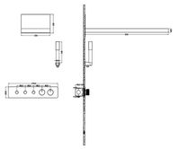 Товар: Душевая система Boheme Fusion 131-CR с термостатом Хром - фото 2 Душевая система Boheme Fusion 131-CR с термостатом Хром — фото 2, Душевое оборудование. Душевая программа