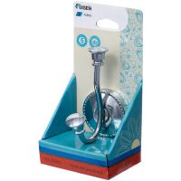 Товар: Двойной крючок Fixsen Adele FX-55005 Хром - фото 2 Двойной крючок Fixsen Adele FX-55005 Хром — фото 2, Крючки для полотенец